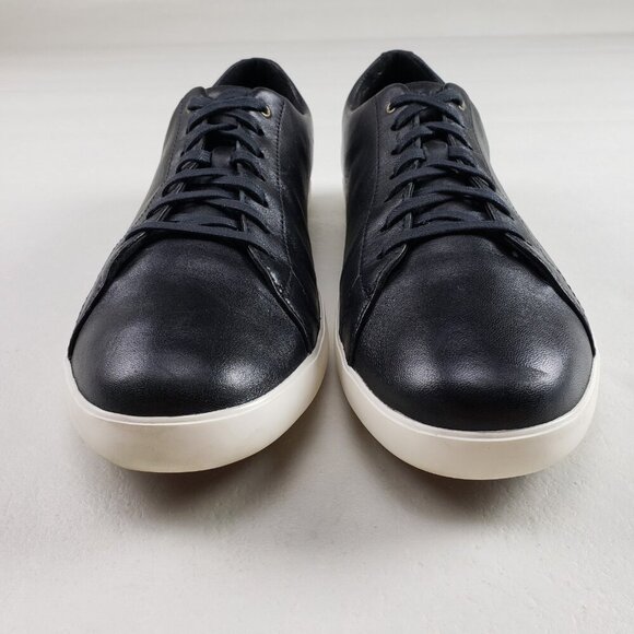 Cole Haan Grand Crosscourt II Shoe Mens 13 Black Leather Lace Up Casual Sneaker - Picture 4 of 11